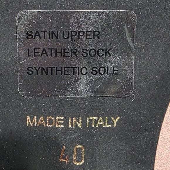 EUC SUNDANCE TRANQUIL SHADES SATIN MULES IN ROSA SZ 40 - Picture 8 of 8